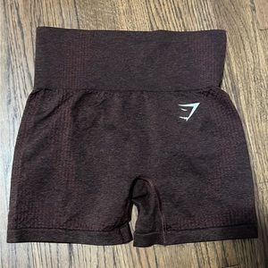 Cherry brown gymshark vital shorts